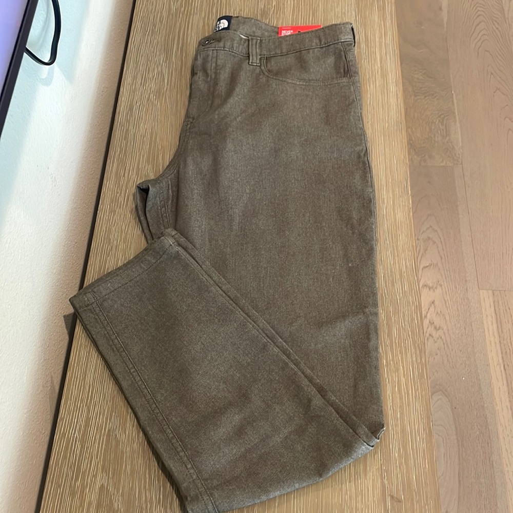 Women’s The North Face Slim Fit W Tungsted Pant New Taupe Green 12R